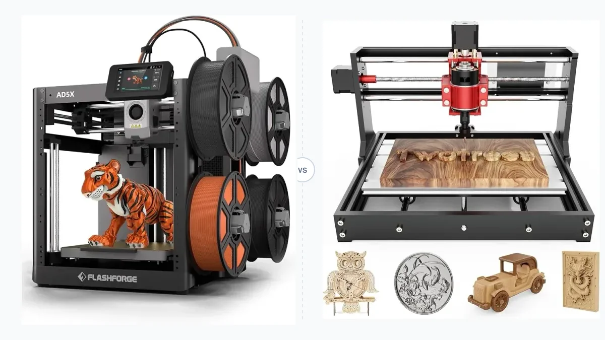 3d Printer Vs Cnc Machine