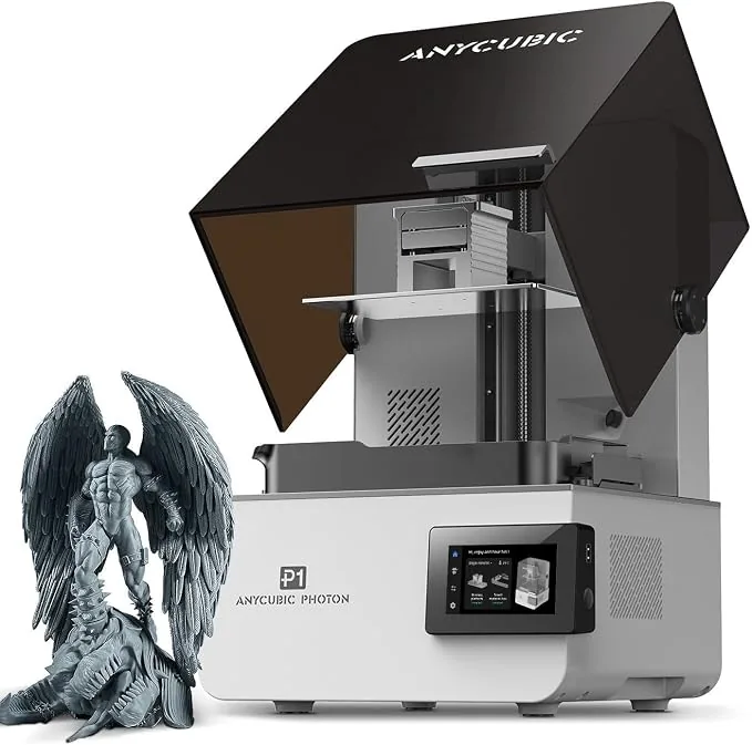 Photon P1 14K Resin 3D Printer with Auto-Leveling | Stability Ball Screw, 14K Precision & LighTurbo 4.0, 8000cps Resin Compatible, Large Build Size 8.78x4.96x9.05in